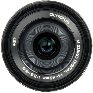 Olympus OM-D E-M10 Mark IV Kit With 14-42mm EZ & 40-150mm Lens Black