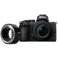 Load image into Gallery viewer, Nikon Z50 Body With 16-50 f/3.5-6.3 Lens + FTZ II Adapter