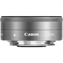 Load image into Gallery viewer, Canon EF-M 22mm f/2 STM Lens (Silver)