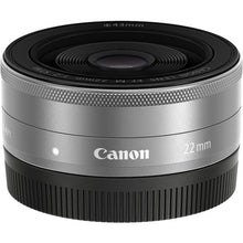 Load image into Gallery viewer, Canon EF-M 22mm f/2 STM Lens (Silver)