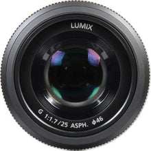 Load image into Gallery viewer, Panasonic Lumix G 25mm F/1.7 ASPH (HH025) Black