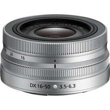 Load image into Gallery viewer, Nikon Z DX 16-50mm f/3.5-6.3 VR Lens (Silver)