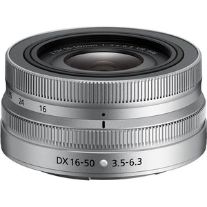 Nikon Z DX 16-50mm f/3.5-6.3 VR Lens (Silver)