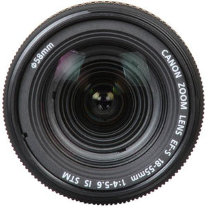 Canon EF-S 18-55mm f/4-5.6 IS STM Lens Black