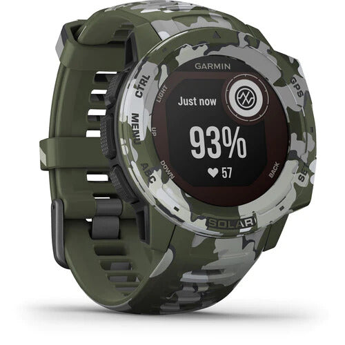 Buy Garmin Instinct Solar Camo Edition GPS Watch Lichen at Lowest