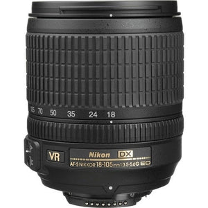 Nikon AF-S DX 18-105mm f/3.5-5.6G VR Lens Black
