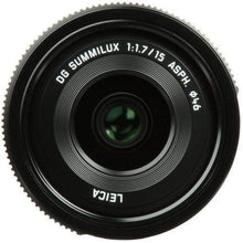 Load image into Gallery viewer, Panasonic LEICA DG SUMMILUX 15mm F1.7 ASPH Black