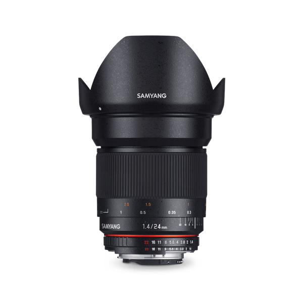 Samyang 24mm F1.4 Lens (Nikon F AE Chip)